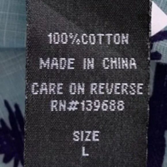 Ocean Current Men’s Short Sleeve Hawaiian Shirt size L - Picture 4 of 6